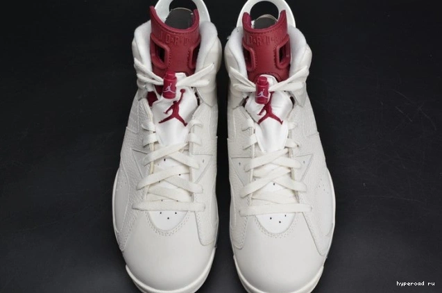 Retro 384664-116 white Jordan 6 Maroon Air 1205